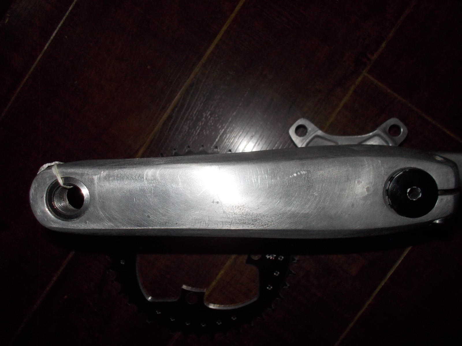 SINZ XXX BMX Race Hollow crankset 165mm & Tangent 44 tooth black chainring & BB