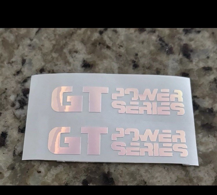 GT Power Series Crank Decal Color Shifting Pearl Holographic