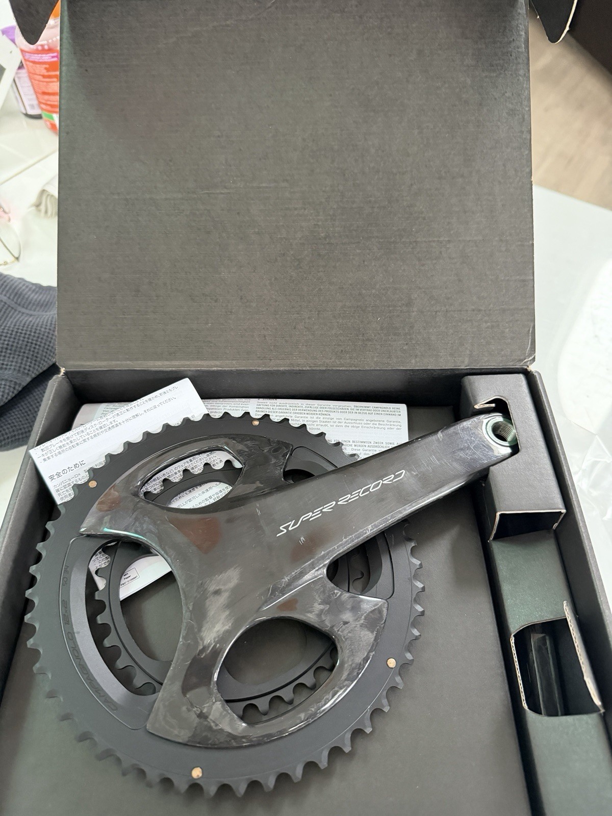 Campagnolo Super Record Wireless Crankset 12-Speed 172.5mm 50×34