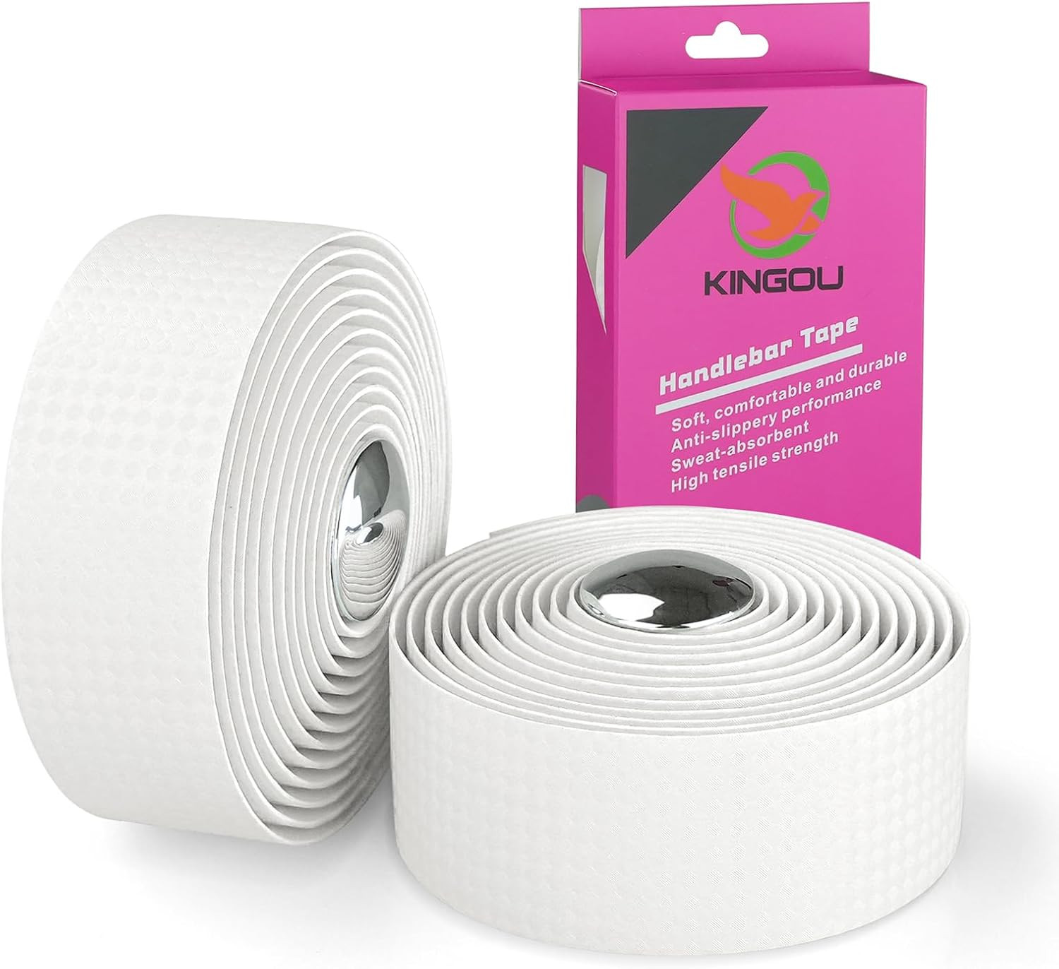 Carbon Fiber PU Leather Road Bike Handlebar Tape Bar Tapes – 2PCS Per Set