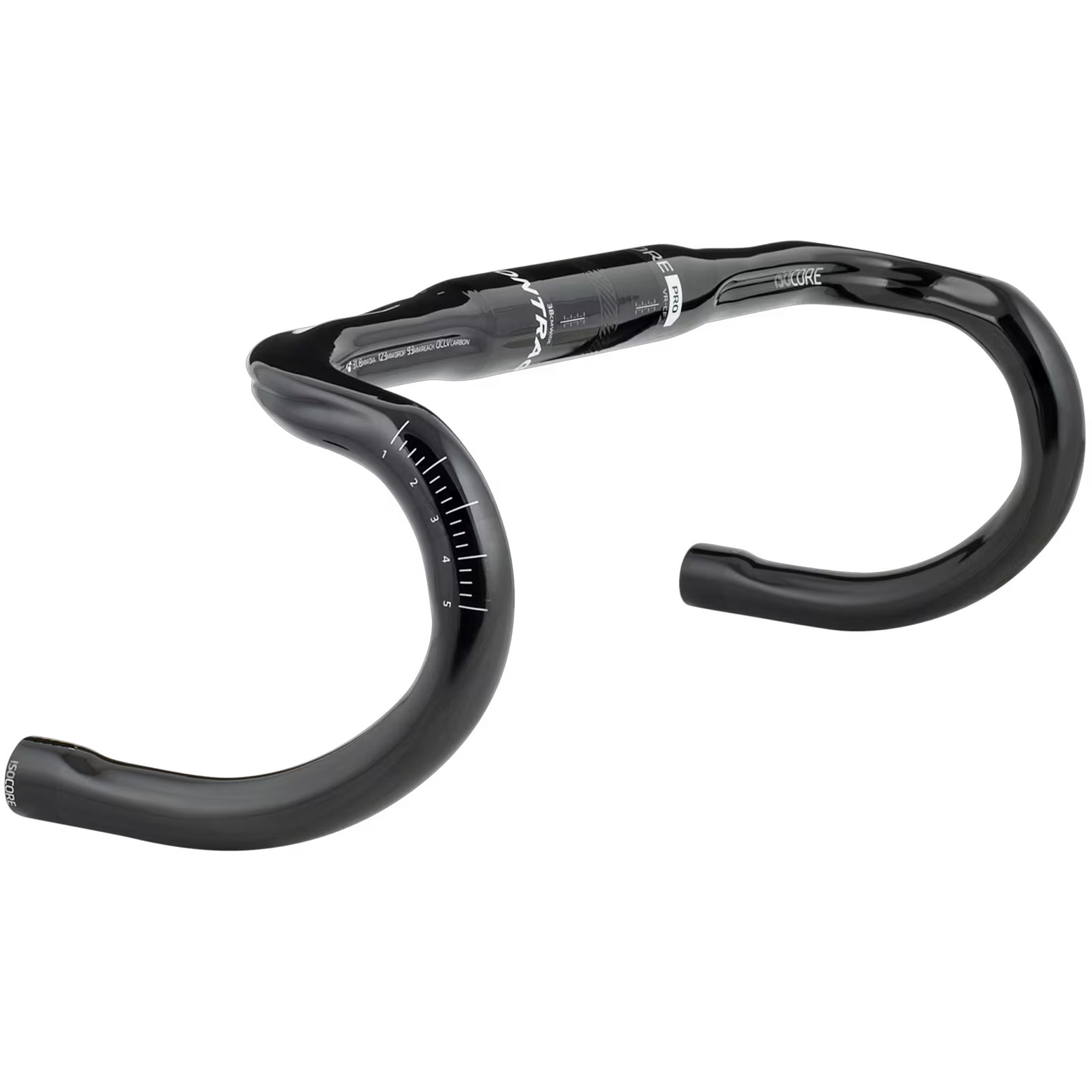 Bontrager Pro IsoCore VR-CF Road Handlebar 42cm Carbon 31.8 Clip-On Compatible