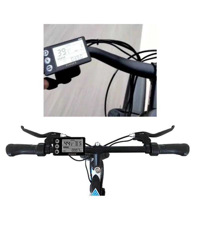 S866 LCD Display with 5 Pin Waterproof Female Connector for E-Scooter E-bike