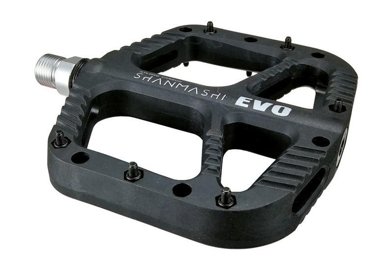 Nylon fiber Road MTB Mountain Bike Bicycle Pedal 3 Bearing Flat Pedals Black