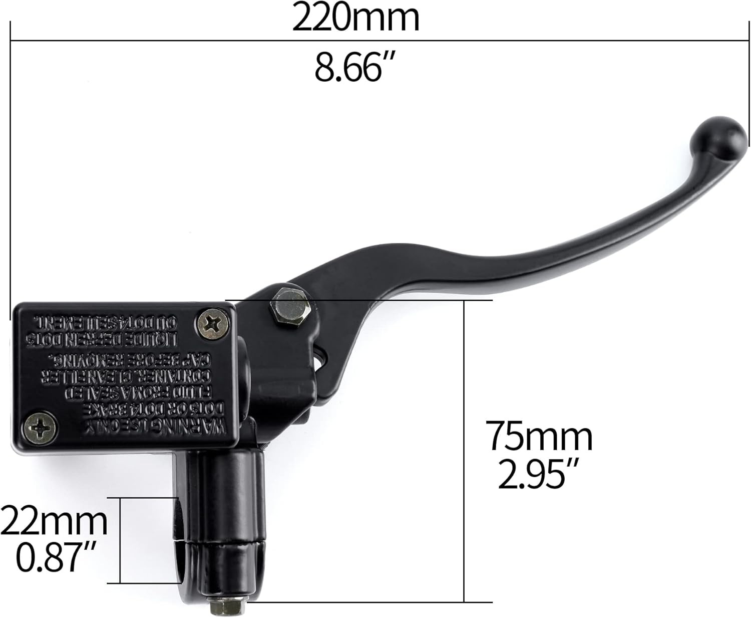 Right Brake Master Cylinder Lever GY6 50cc 125cc 150cc 250cc Moped Scooter
