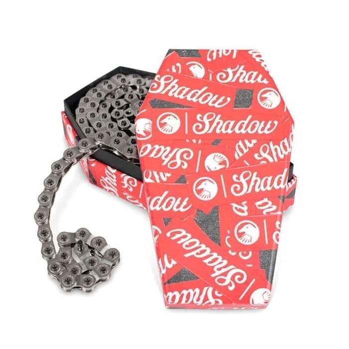 SHADOW INTERLOCK 1/8″ HALF LINK BMX CHAIN V2 (SILVER / SIL/BLK OR PINK)