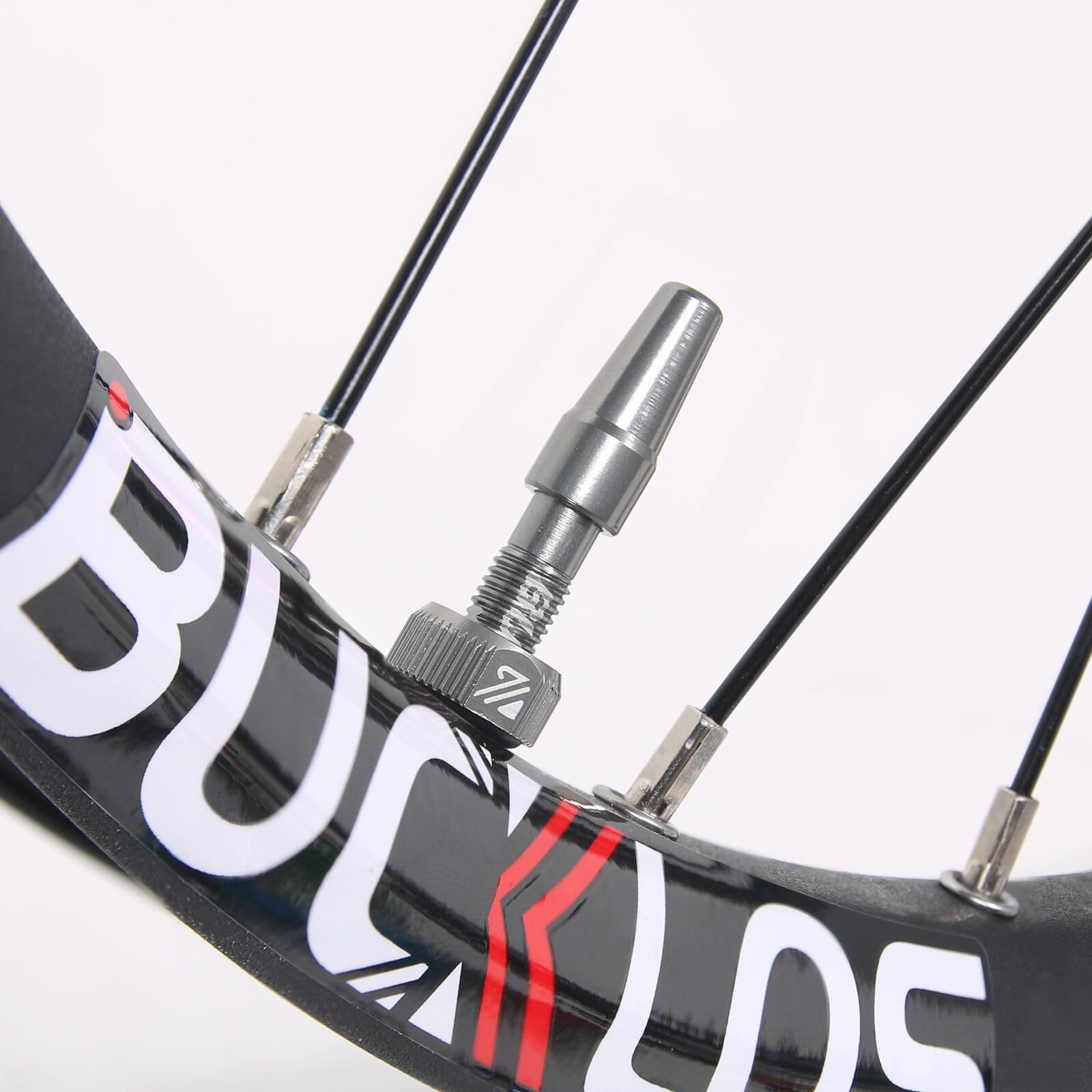 40mm Titanium Tubeless Presta Valve Stem Set Replacement Bicycle Cycling