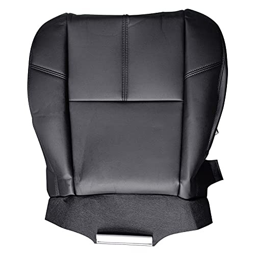 Black Driver Bottom Leather Seat Cover for Chevy Silverado Avalanche 2007-2013