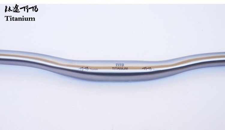 Titanium Riser Handlebar 25.4/31.8mm Road Bike Bicycle Handle Bar 580-740mm