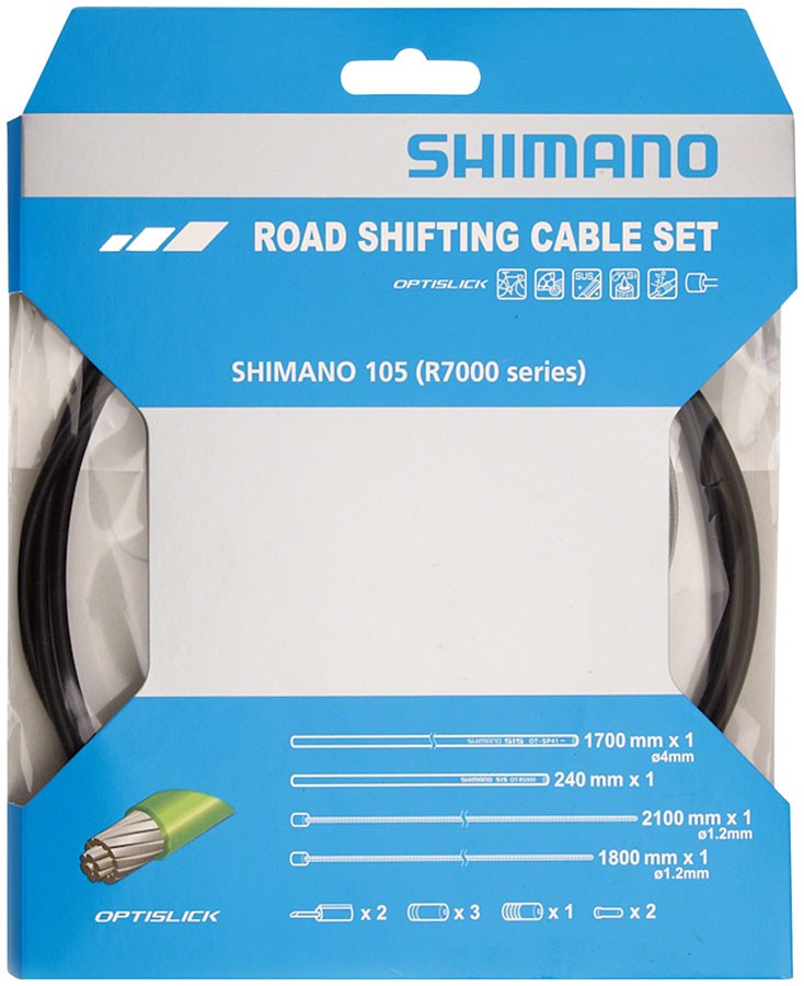 Shimano 105 R7000 OPTISLICK Shift Cable Set – Black