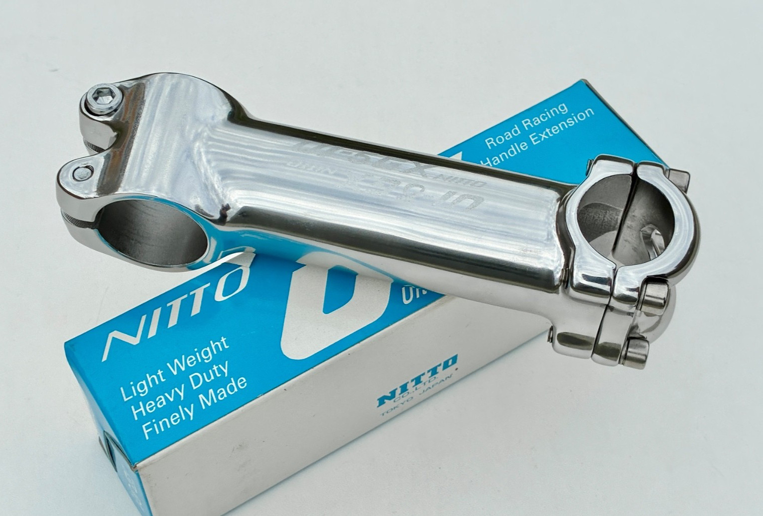 NOS Nitto UI-5GX Threadless Stem 12cm 26.0 Clamp 1 1/8″ Japan New in Box