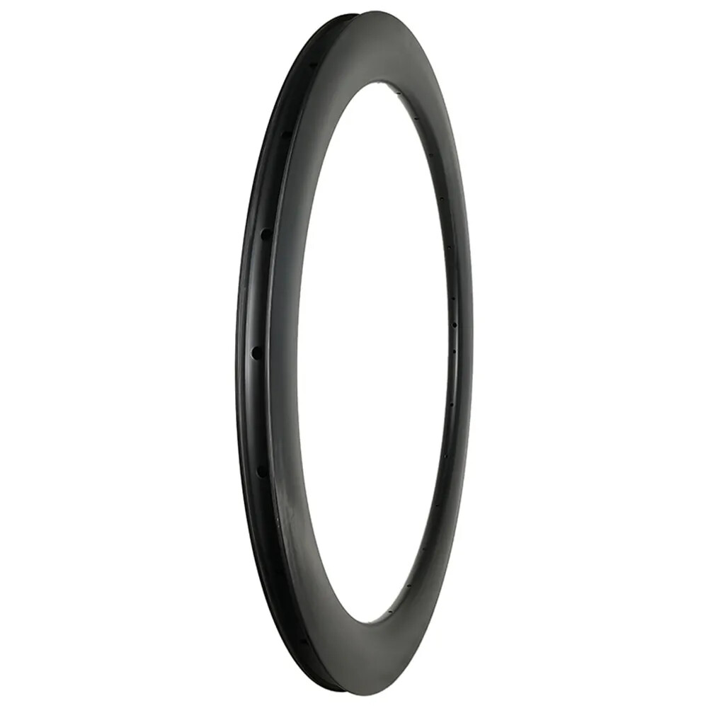 30mm Width Road Bike Carbon Wheel Rim 700C Tubeless UD 3K 12K Matte Glossy