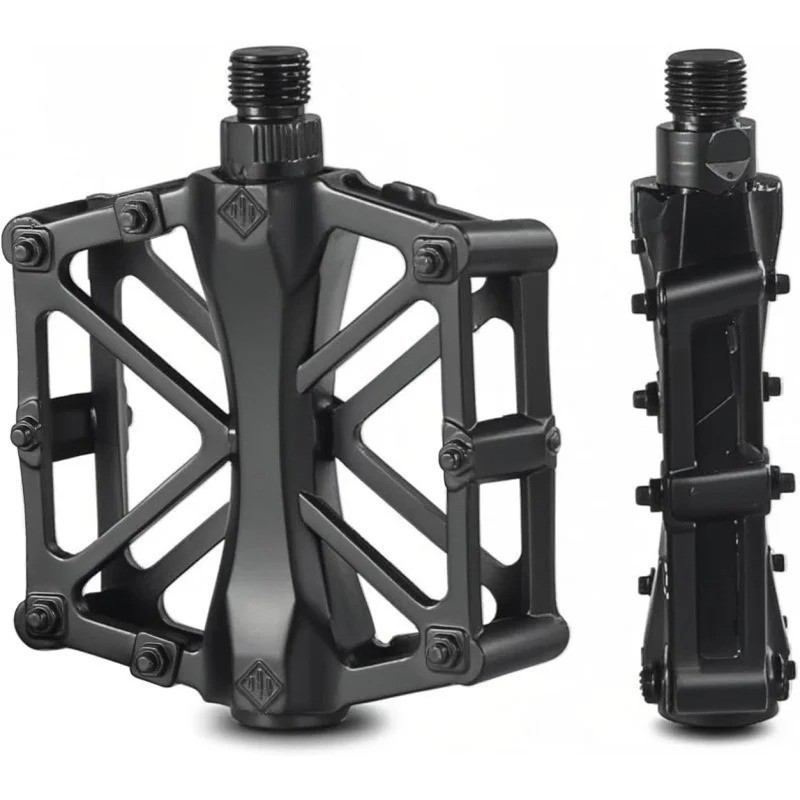 Aluminum Bike Pedals Triple Bearing CNC Body MTB Road Non-slip Sealed 9/16″ USA