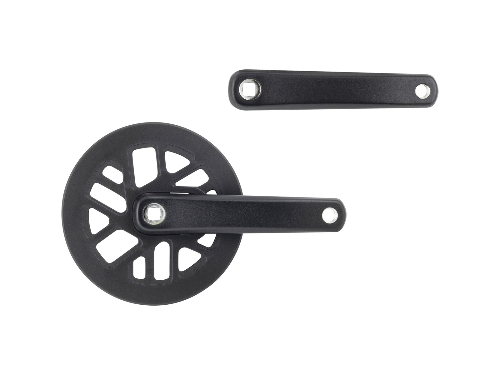 Prowheel 40T Square Crank with Bashguard 170mm, 40t Black