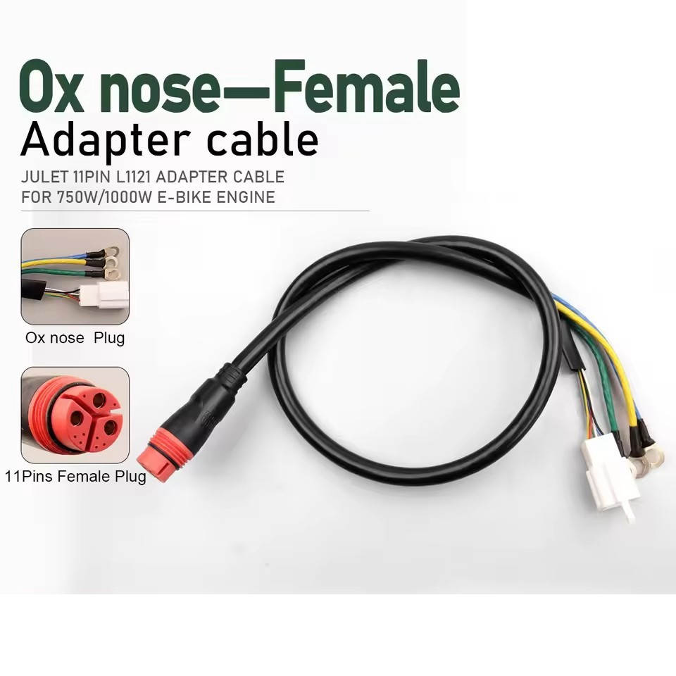 11-Pin Hub Motor Cable for Bafang G060 G062 G090 750W 1000W Julet Compatible SUK