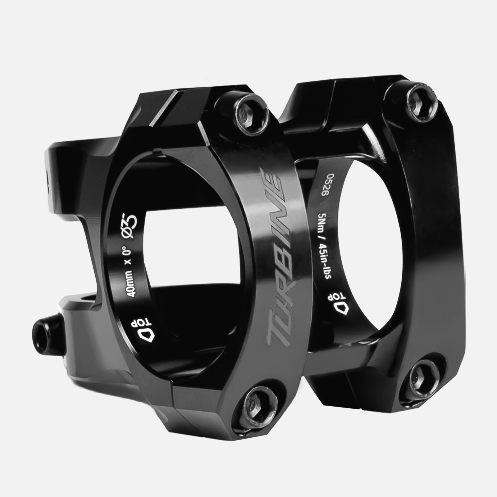 RaceFace Turbine MTB Downhill Bike Bicycle Stem 35x40mm +/- 0 degree Black