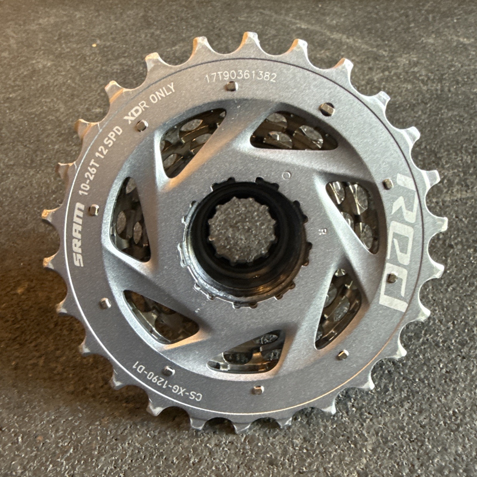 SRAM RED XG 1290 12spd Cassette 10-26T XDR. Very low miles!