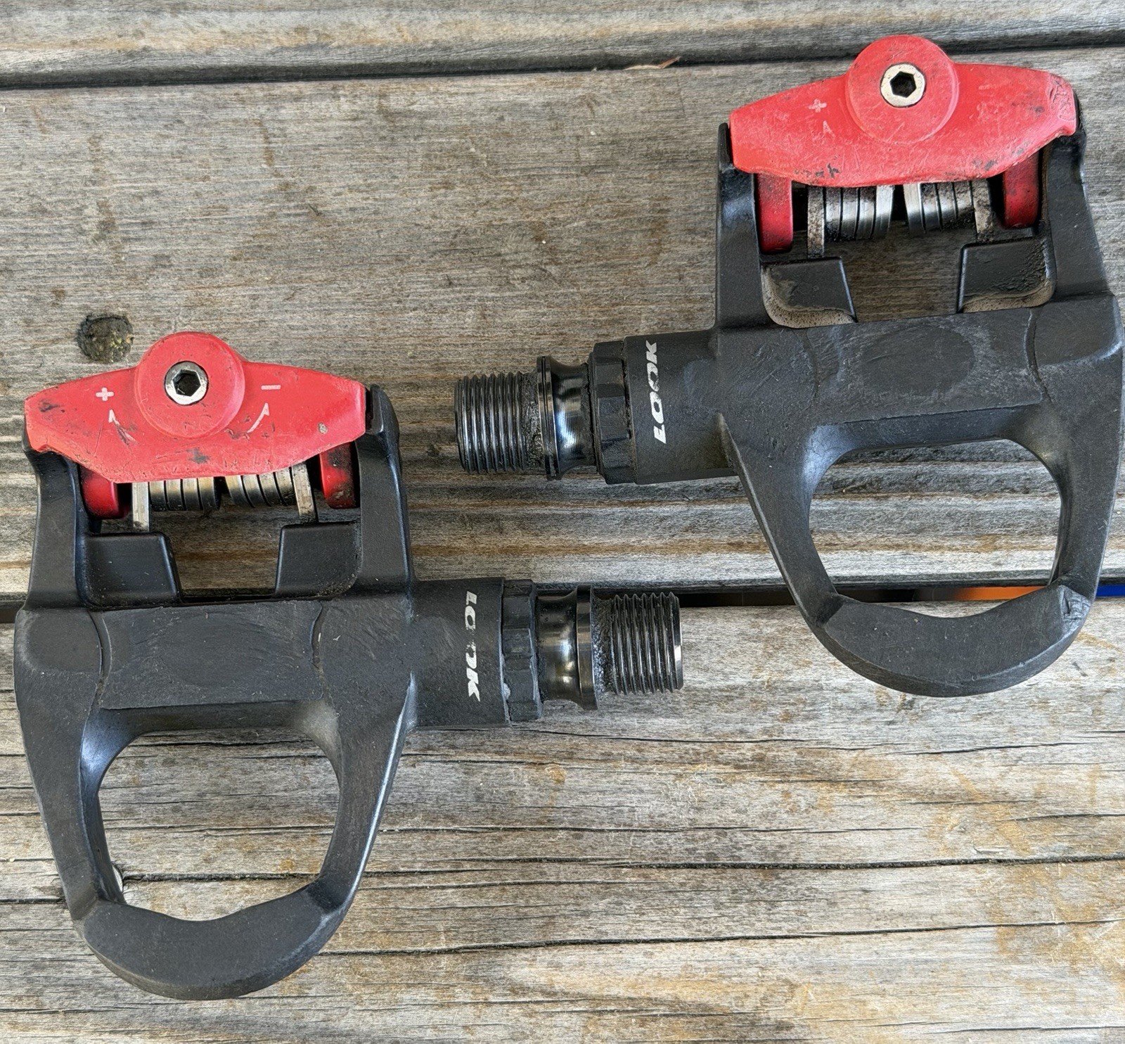 Look Keo Carbon Black Road Bike Pedals 224g