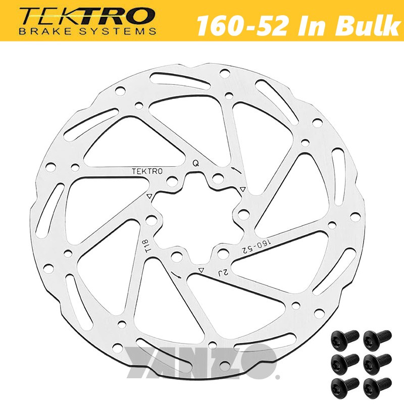 TEKTRO Bike Disc Brake Rotor TR160-52 With 6 Bolts 1.8mm Thickness (160-24)