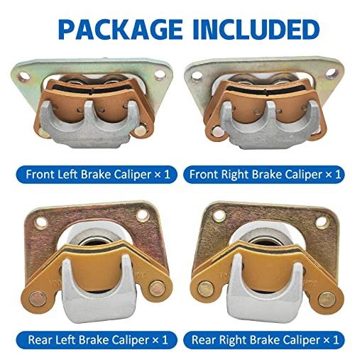 Front Rear Left Right Brake Calipers all Four for Polaris Side by Side RZR