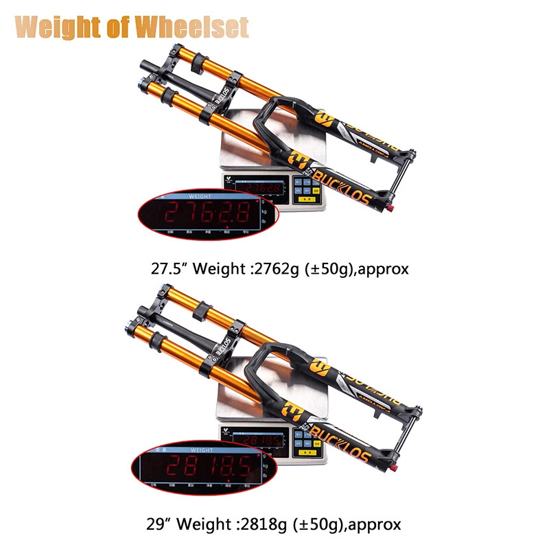 27.5/29 Inch 180mm Travel MTB Bicycle Air Suspension Fork Double Shoulder Frok