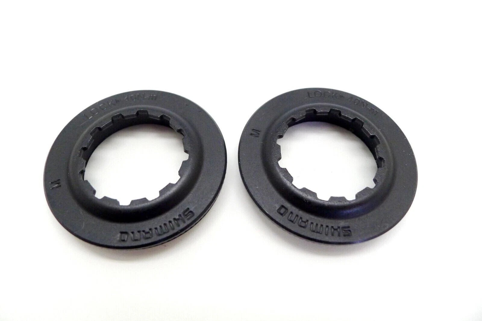 2 Pcs of Shimano Centerlock Rotor Steel Lock Ring
