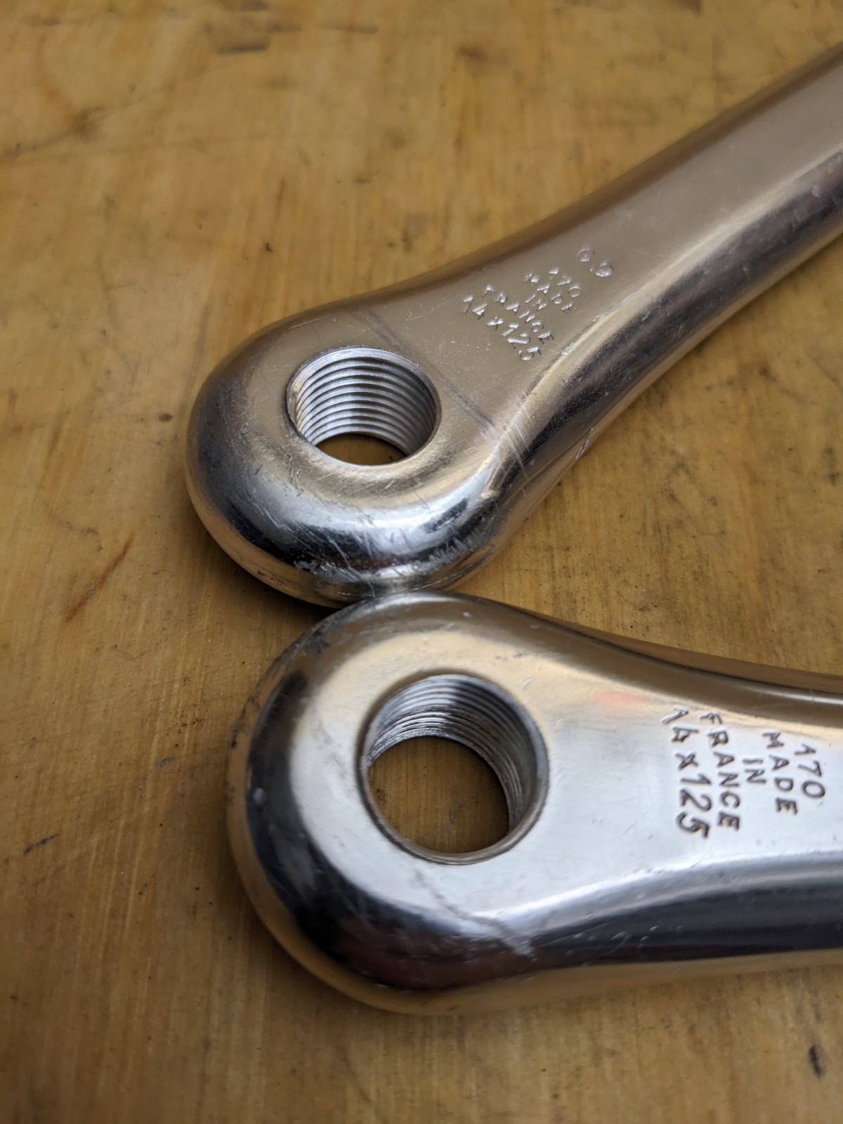 Vintage Stronglight 100 LX 170mm Drive Side Crank Arm Double 86 BCD 9/16 Pedal