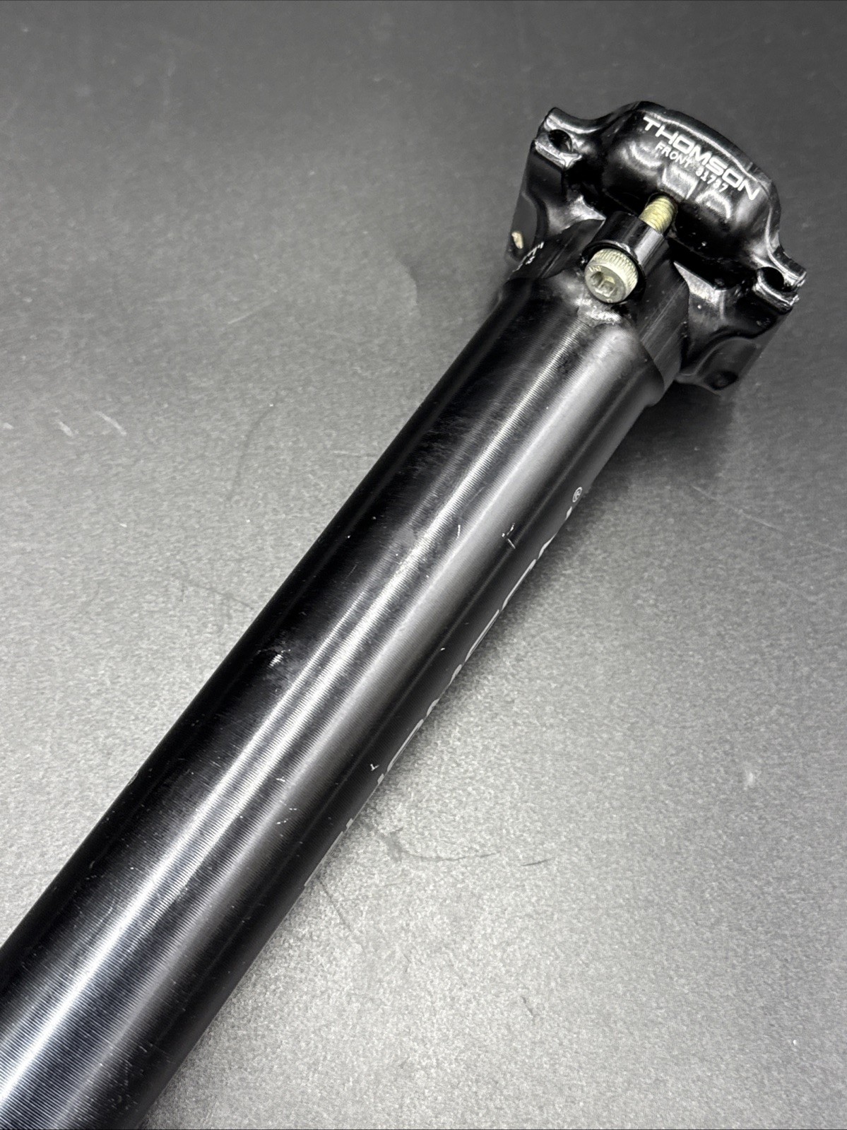 THOMSON Elite ZERO Setback 31.6mm x 367mm Black Seatpost VERY GOOD USED