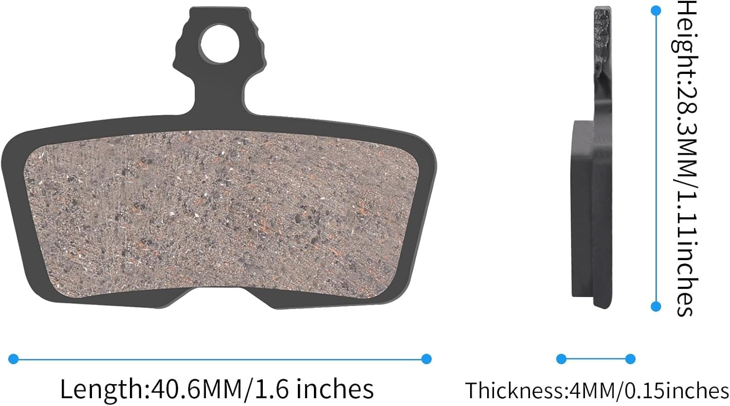 4-Piston MTB Bike Brake Pads Compatible with SRAM Code,Code R,Code RSC and Gu…