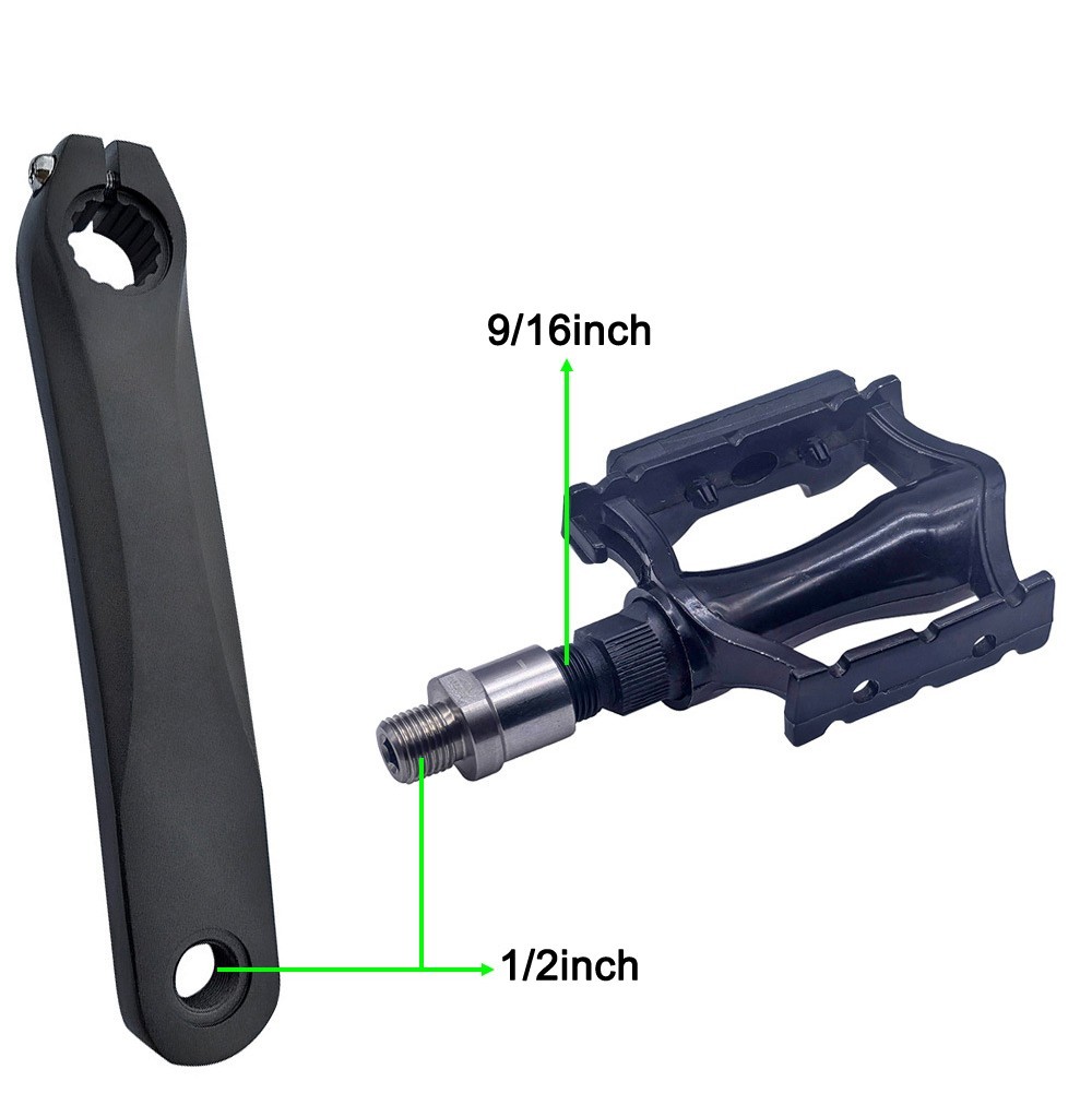 Stainless Steel Adaptors Designed Specifically for Standard Bike Crank Sizes