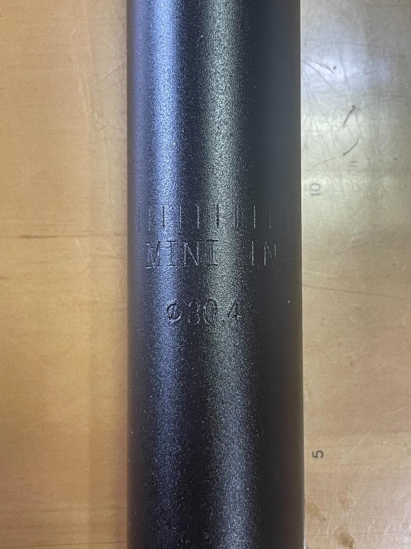 Unused Seatpost Black Diameter 30.4mm Length approx. 35cm