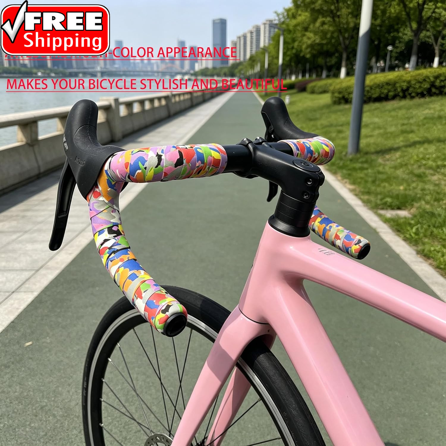 Handlebar Tape for Road Bike Super Soft EVA Foam Bicycle Bar Tapes Grip Shock Ab