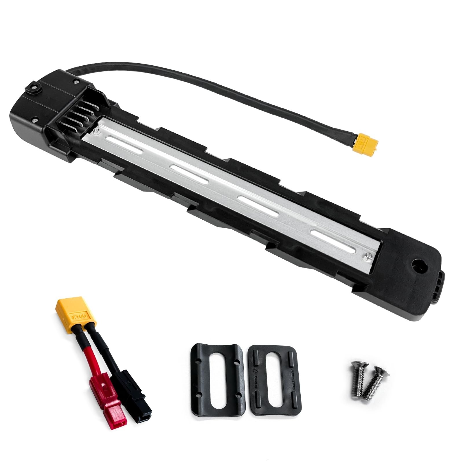 Ebike Battery Mounting Plate Replacement, 5pin Holder Bracket with XT60 & Anders