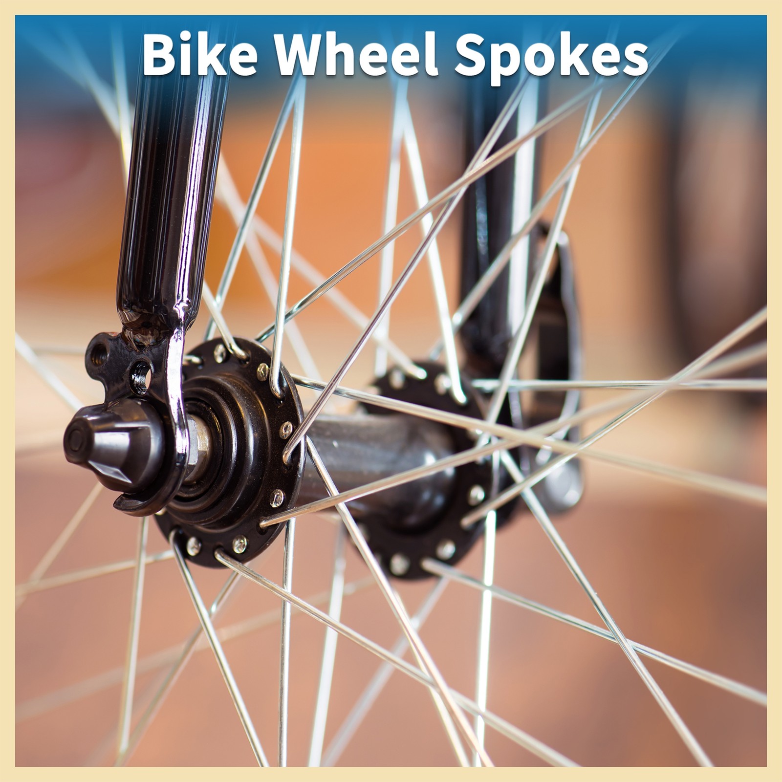12G 270mm Length Bicycle Spokes Nipple Carbon Steel Black Universal