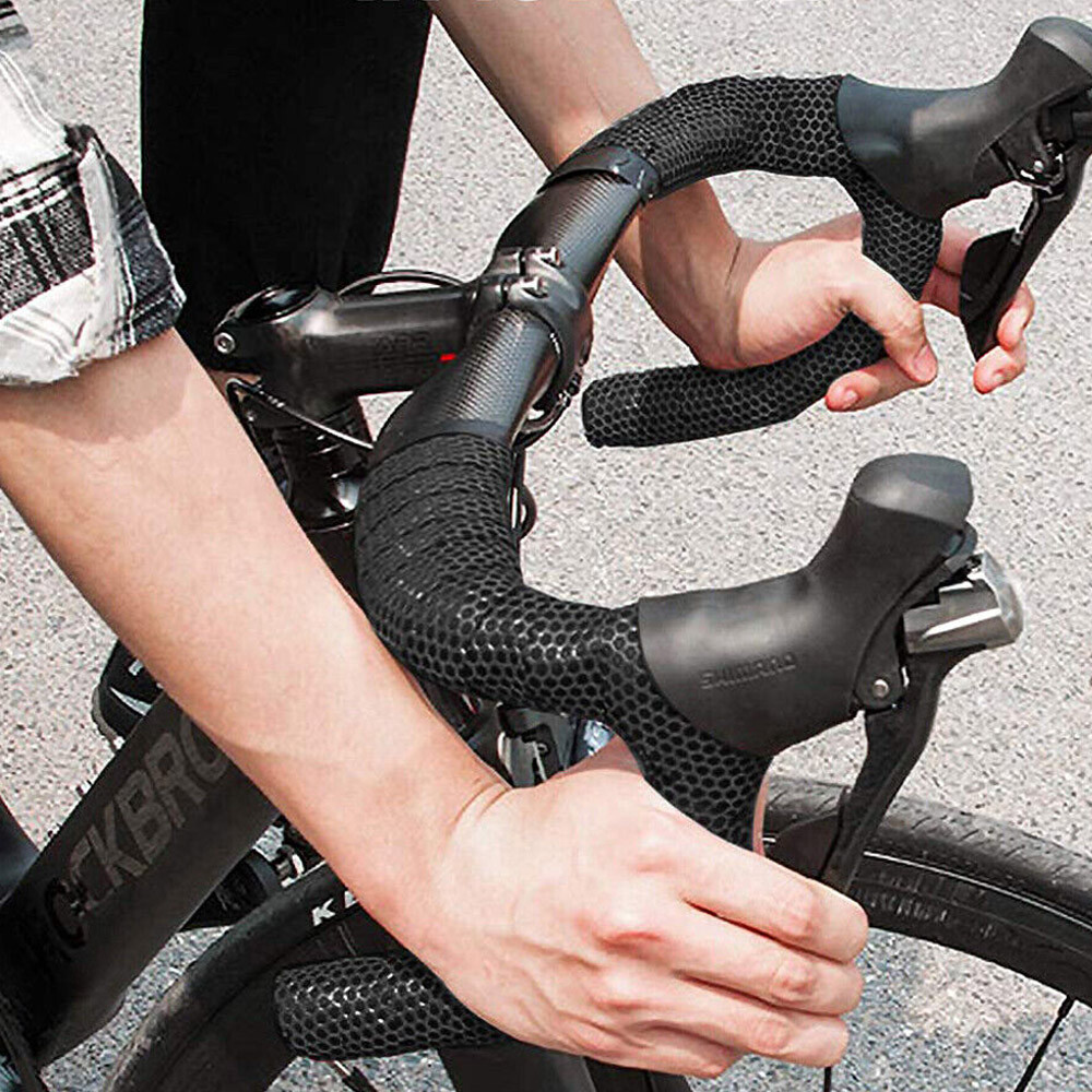 2-Packs Bike Handlebar Tapes Bicycle Cycling Handle Bar Soft EVA Non-slip Wraps