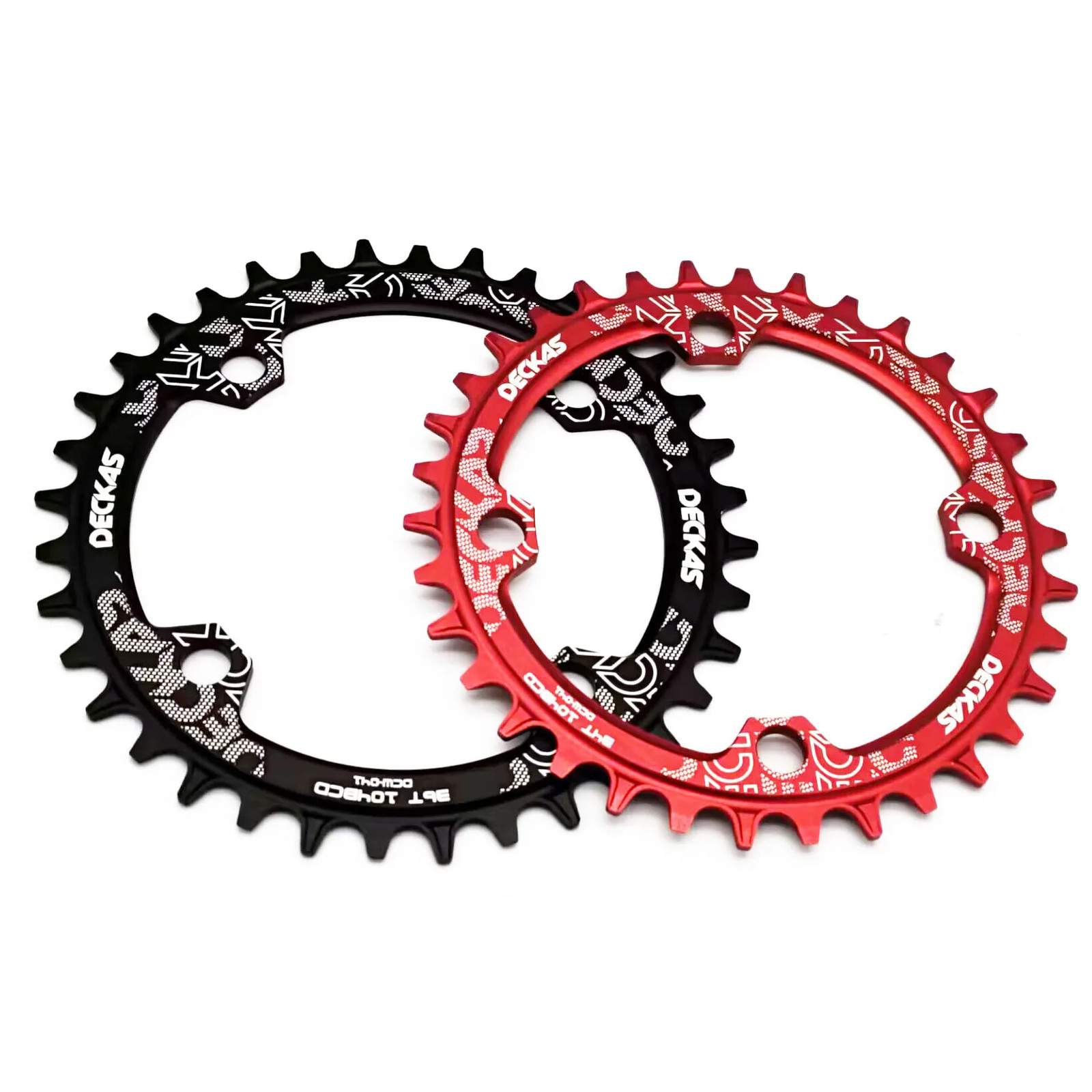 DECKAS 104BCD Oval Round Narrow Wide Chainring 32T-38T MTB Crankset