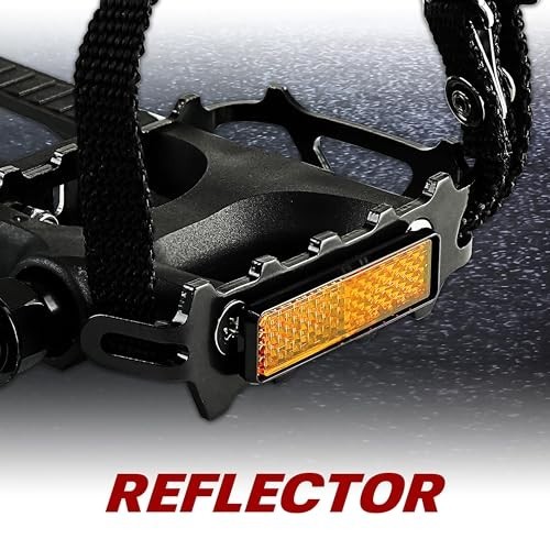 Universal Fit Bicycle Pedals 9/16″ – Non-Slip, Durable & Lightweight for MTB & A