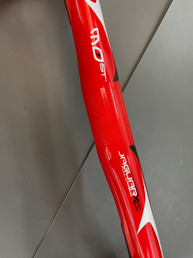 PINARELLO MOST JAGUAR XFC COMP. CARBON HANDLEBAR 42/44CM RED NEW