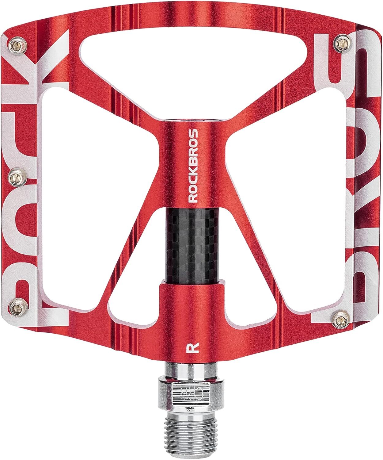 ROCKBROS Bike Pedals 9/16» Anti-Slip Aluminium Alloy Reflective Sealed Bearing