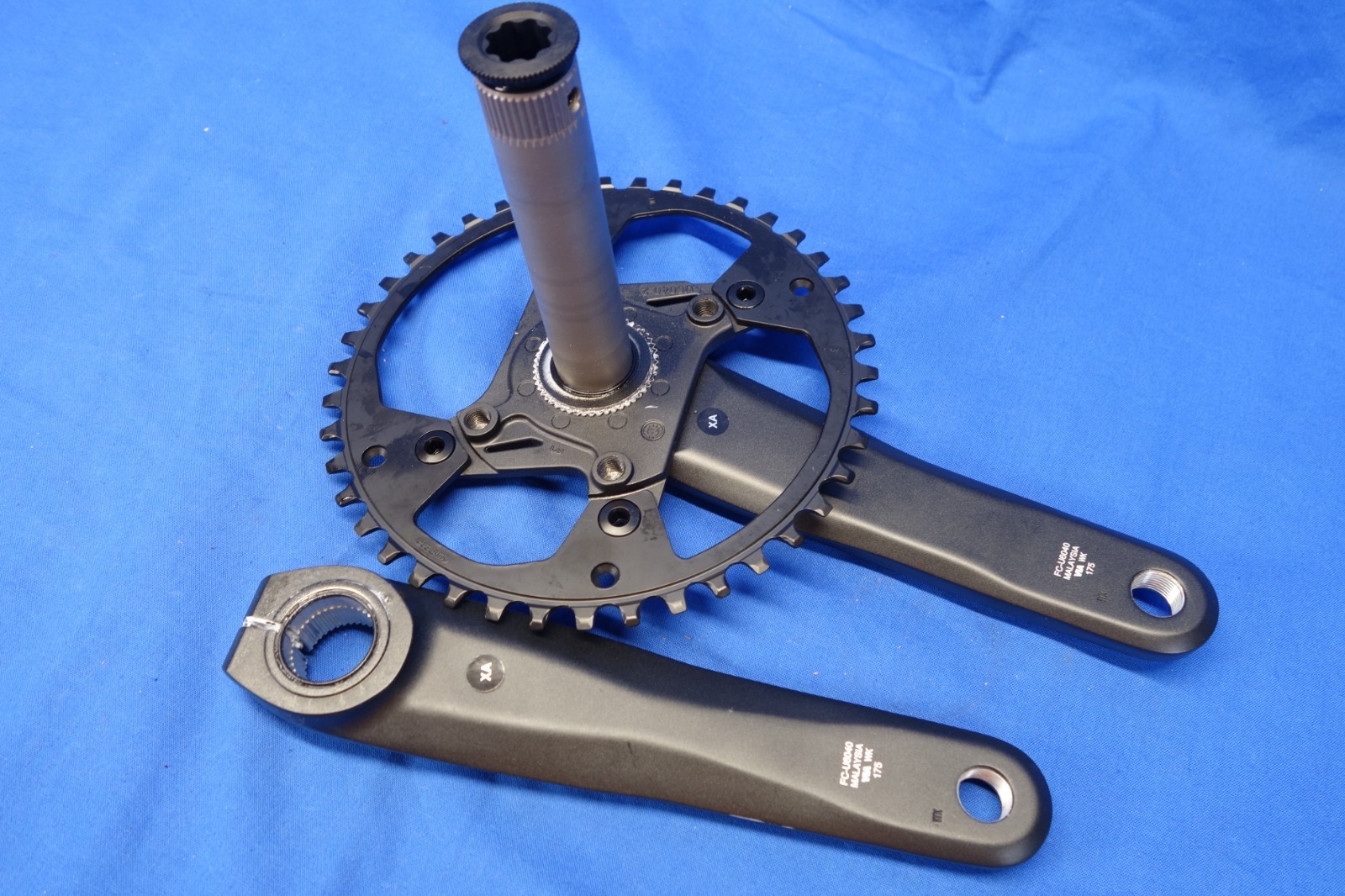 New Shimano Cues FC-U6040 1 x 11 Speed Bike Crankset, 42t, 175mm Arm Length