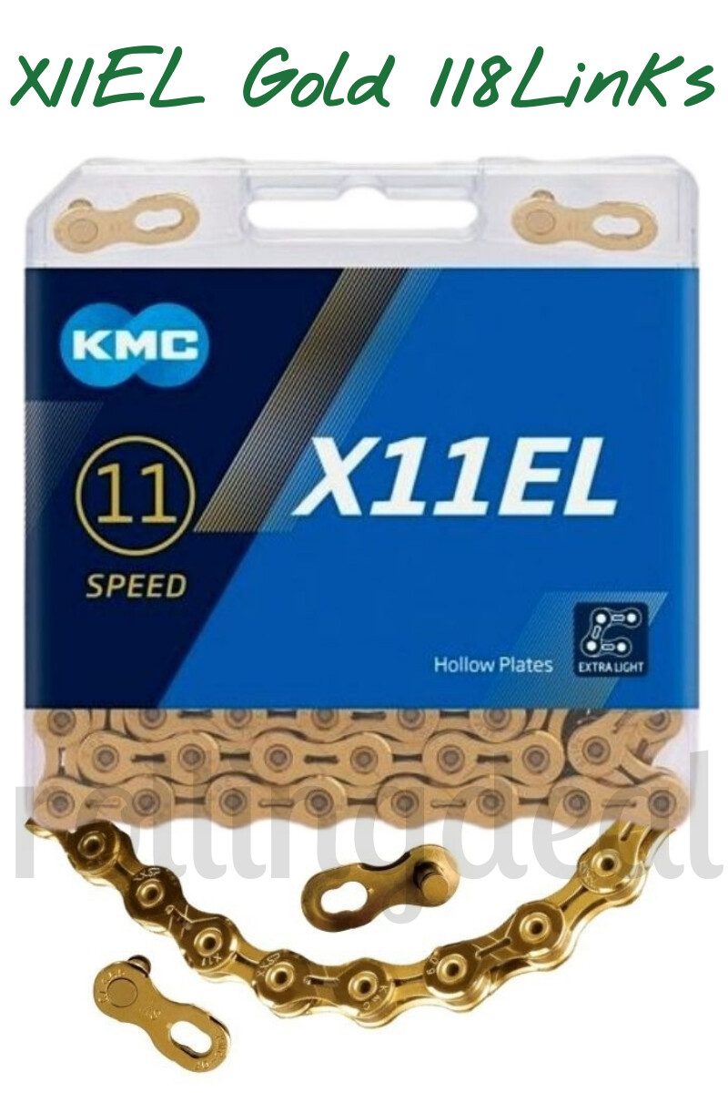 KMC X11EL Gold 11-Speed 118Links Chain w/ Missing Link NIB
