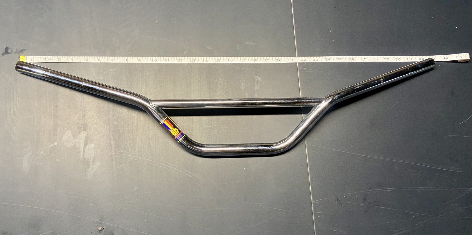 S&M Bikes Mad Dog MX handlebar CHROME-old mid school vintage BMX,GT,Redline,etc.