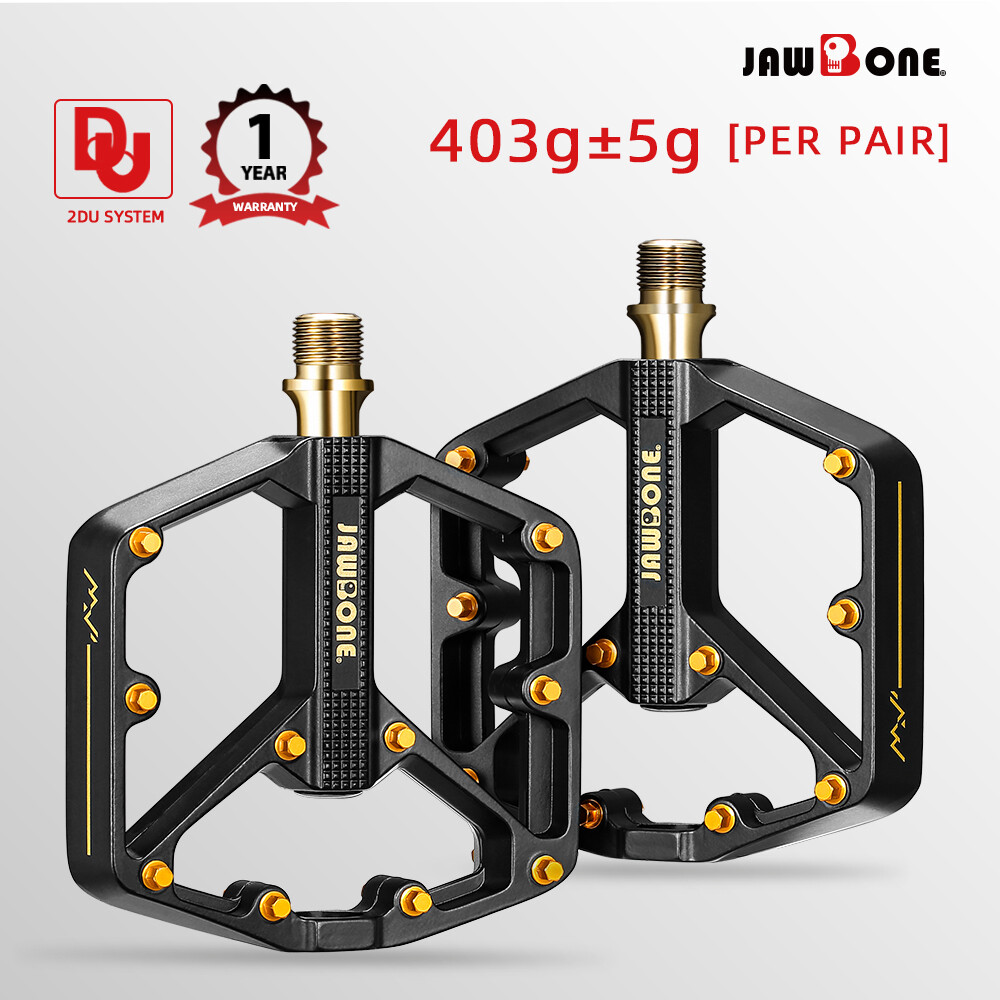 Mountain Bike Pedals MTB Flat Platform Pedal Aluminum 9/16 in DU Sealed Bearing