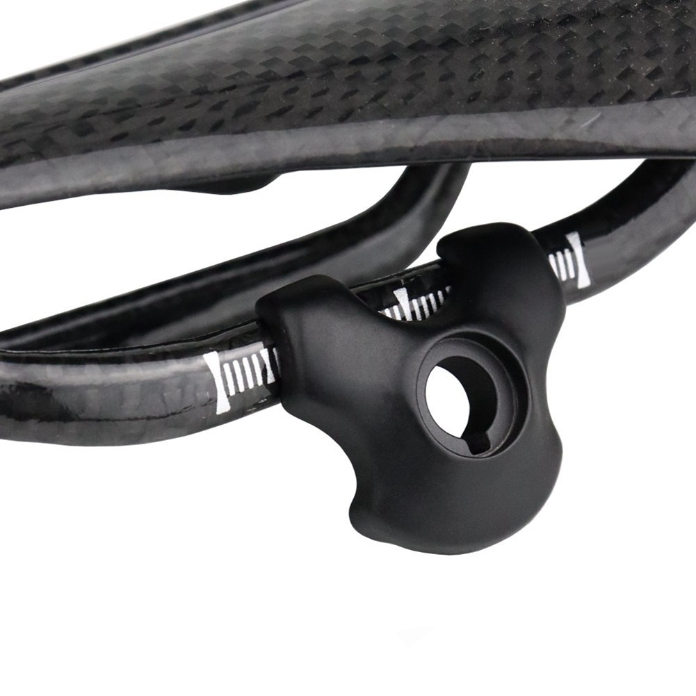 Bike Seatpost Clamp for Carbon Rails Adapter 7X9mm Tube Oval/Round Clips6112