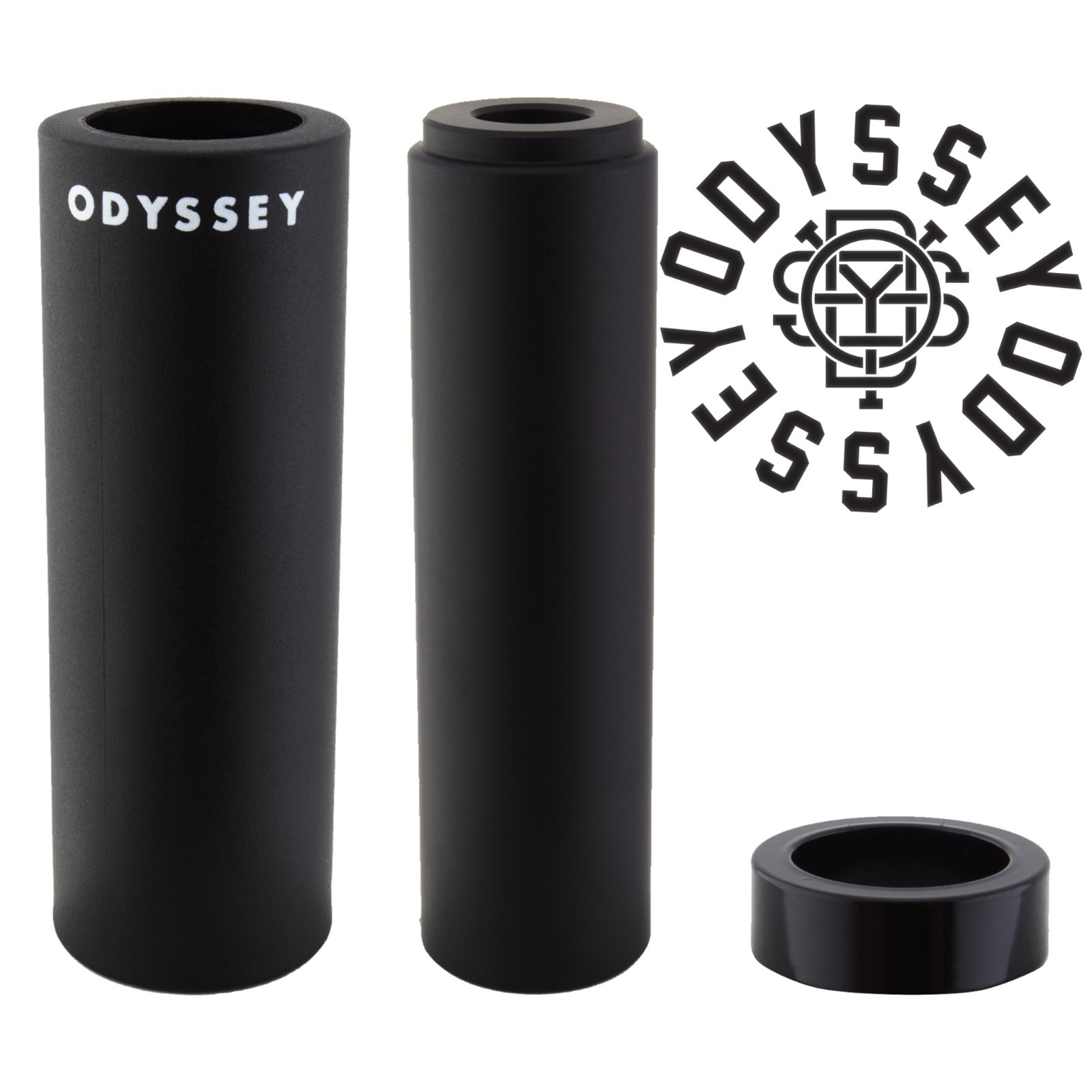 Odyssey Joystick Peg 14mm with 3/8″ Adaptor 4.5″ Black (Sold Individually) BMX