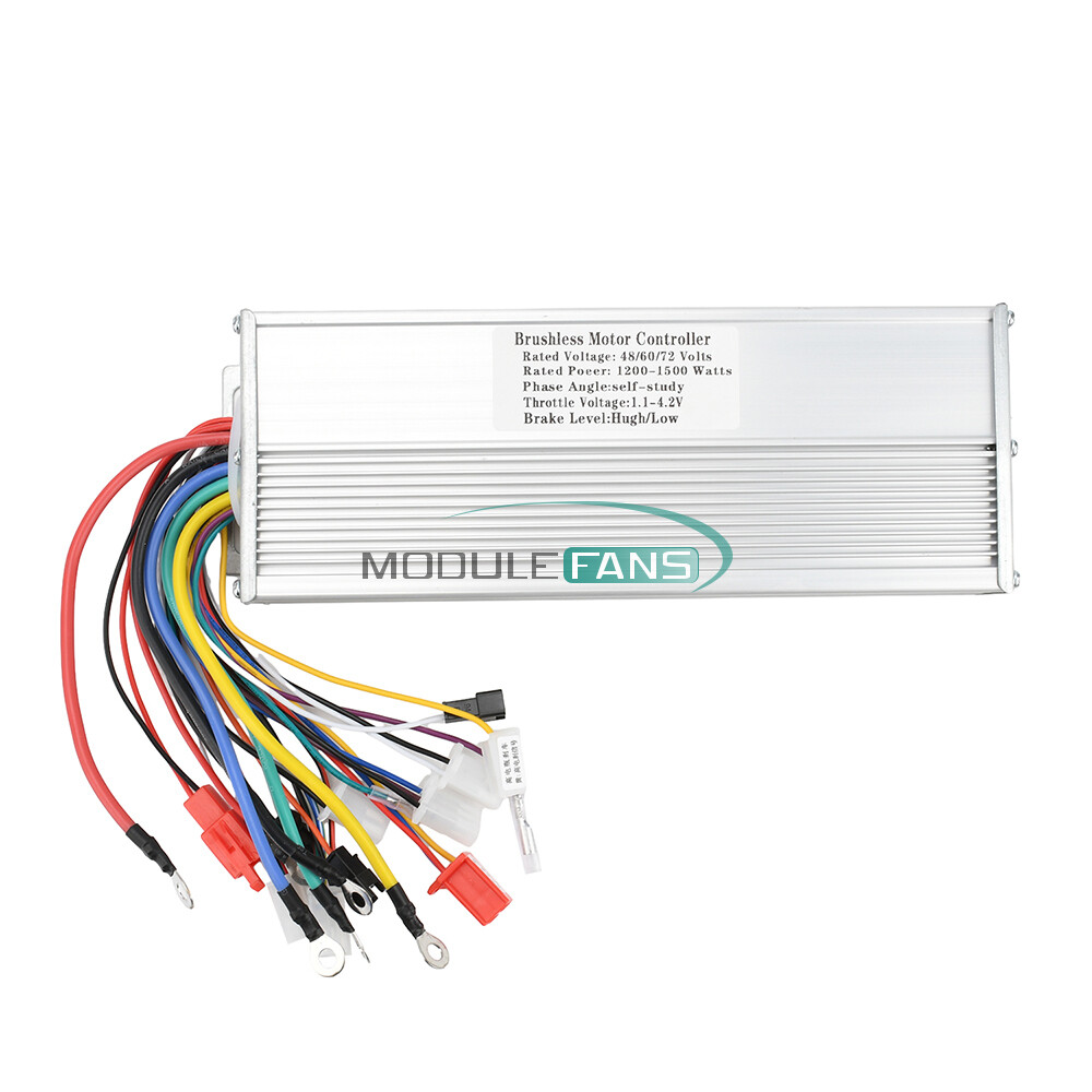 Brushless Controller 500-1500W 5000W Electric Bicycle Controller 36V48V60V64V72V