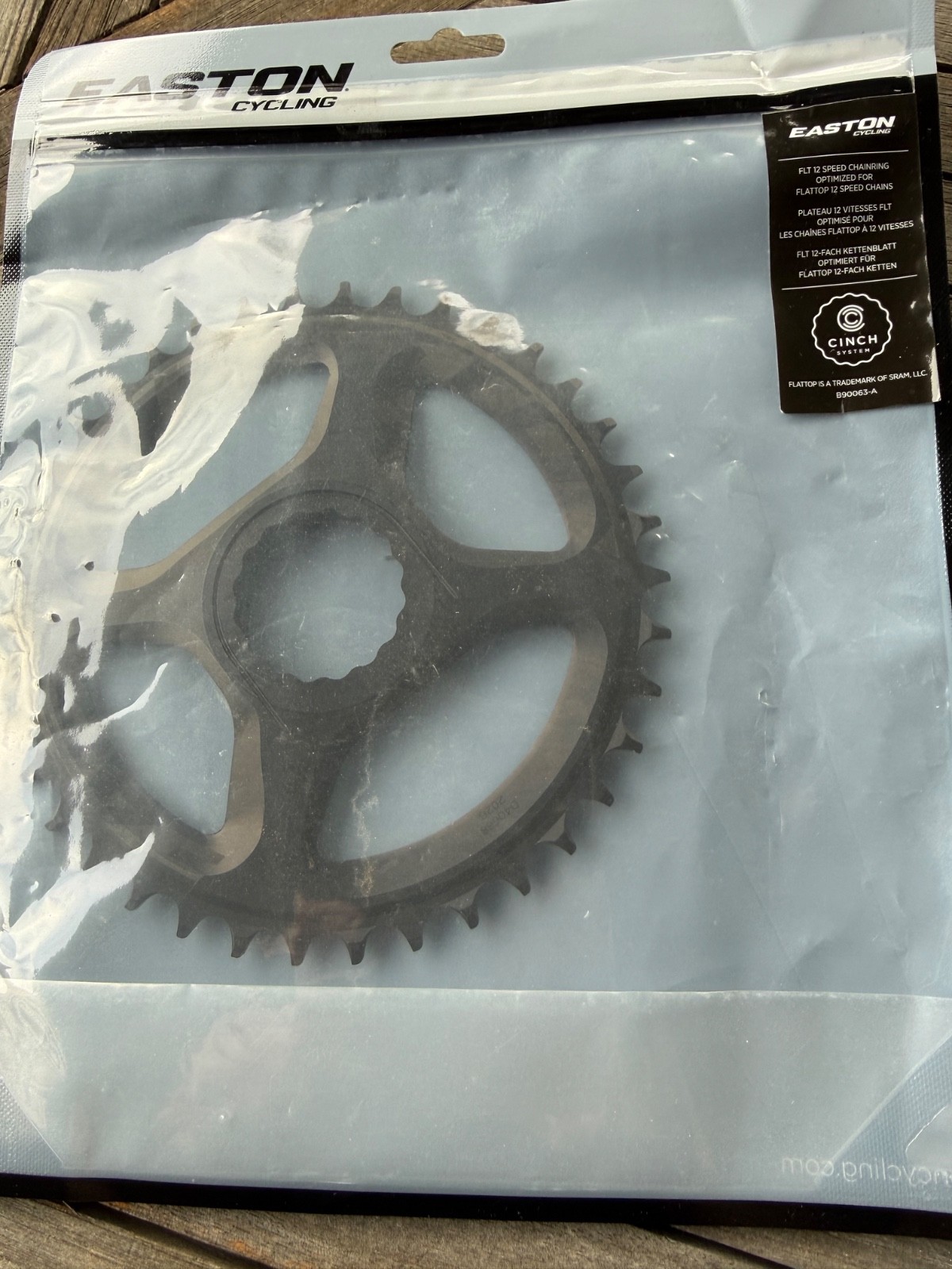 Easton Flattop Cinch Direct Mount 12 Speed Chainring 38T