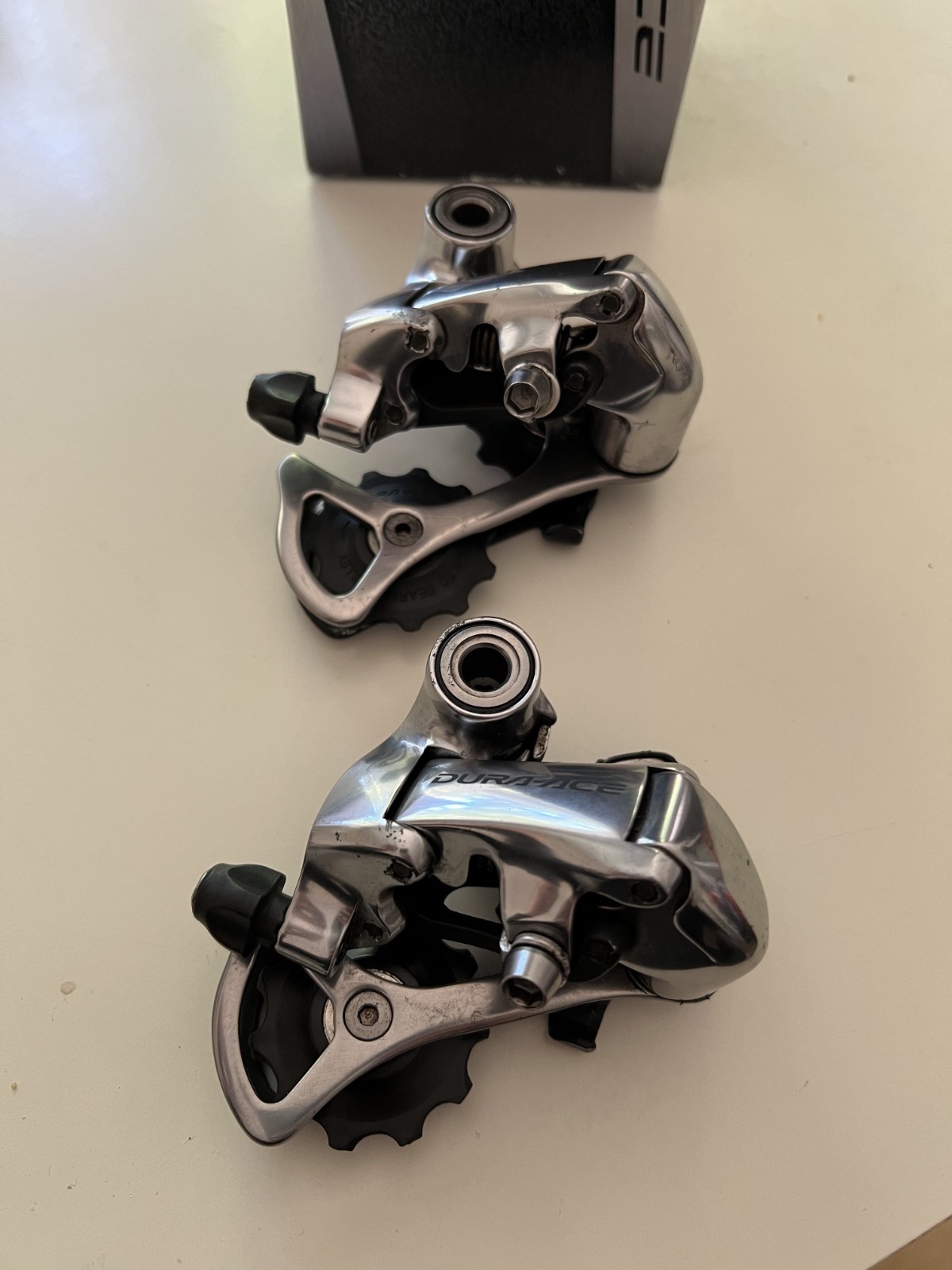 Two (2) SHIMANO DURA ACE 7800 10 SPEED REAR DERAILLEURS – SHORT CAGE