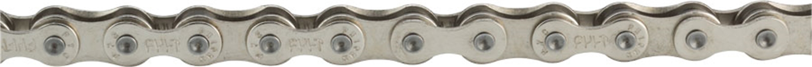 Cult 510HD Chain – Single Speed 1/2″ x 1/8″, Chrome, Chrome