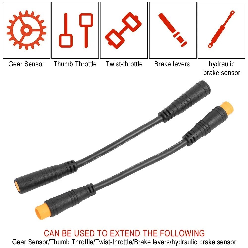 3 Pin E-bike Extension Cable Female to Male HAU