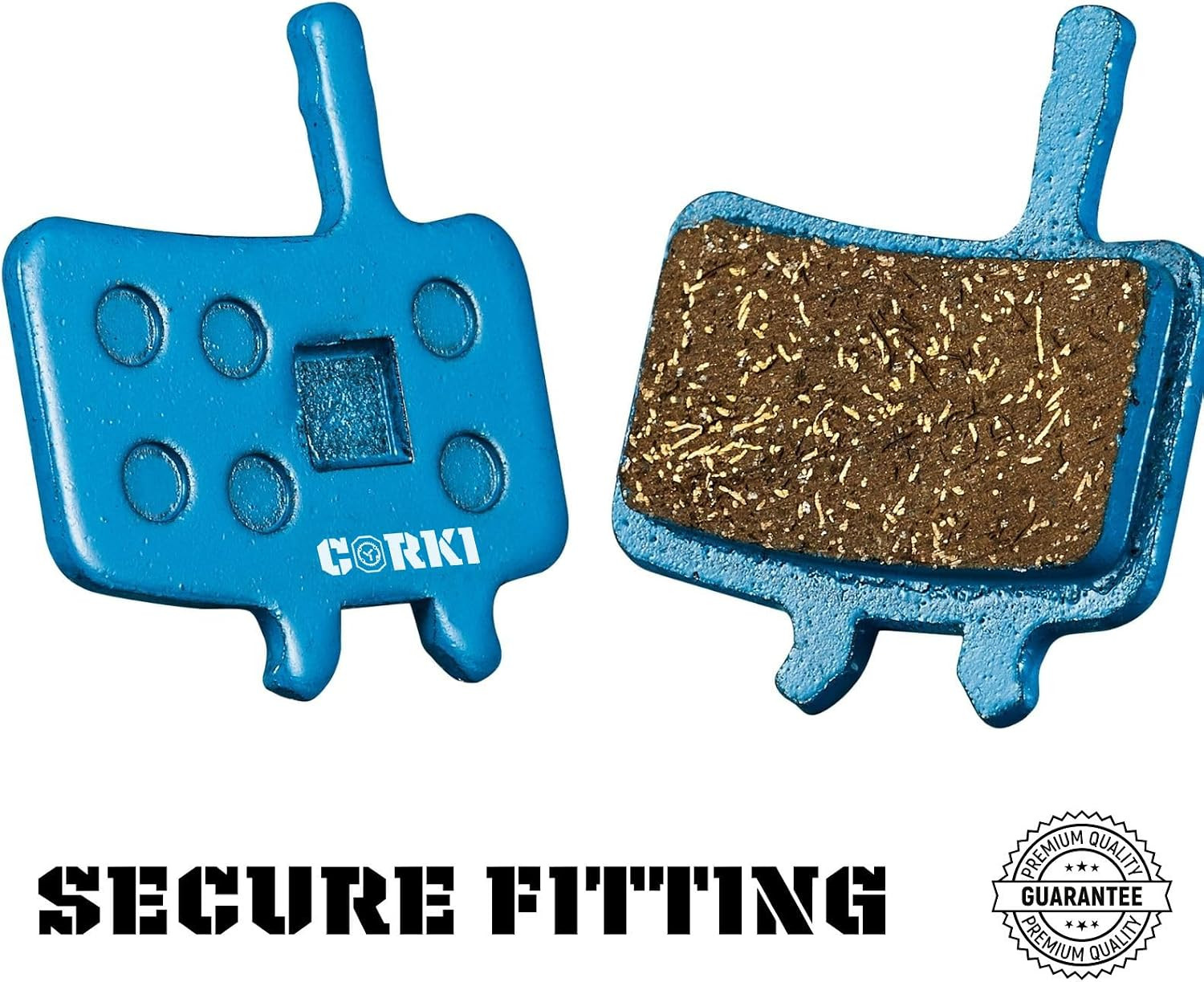 2 Pairs Bicycle Disc Brake Pads for Avid BB7 Juicy 3 5 7 (Resin,Semi-Metallic,Si